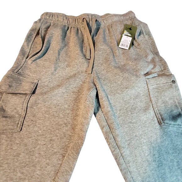 Goodfellow & Co Mens Gray Jogger Pants S Cargo Pockets & Drawstring Waistband - Picture 9 of 10